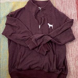 VS Pink quarter zip